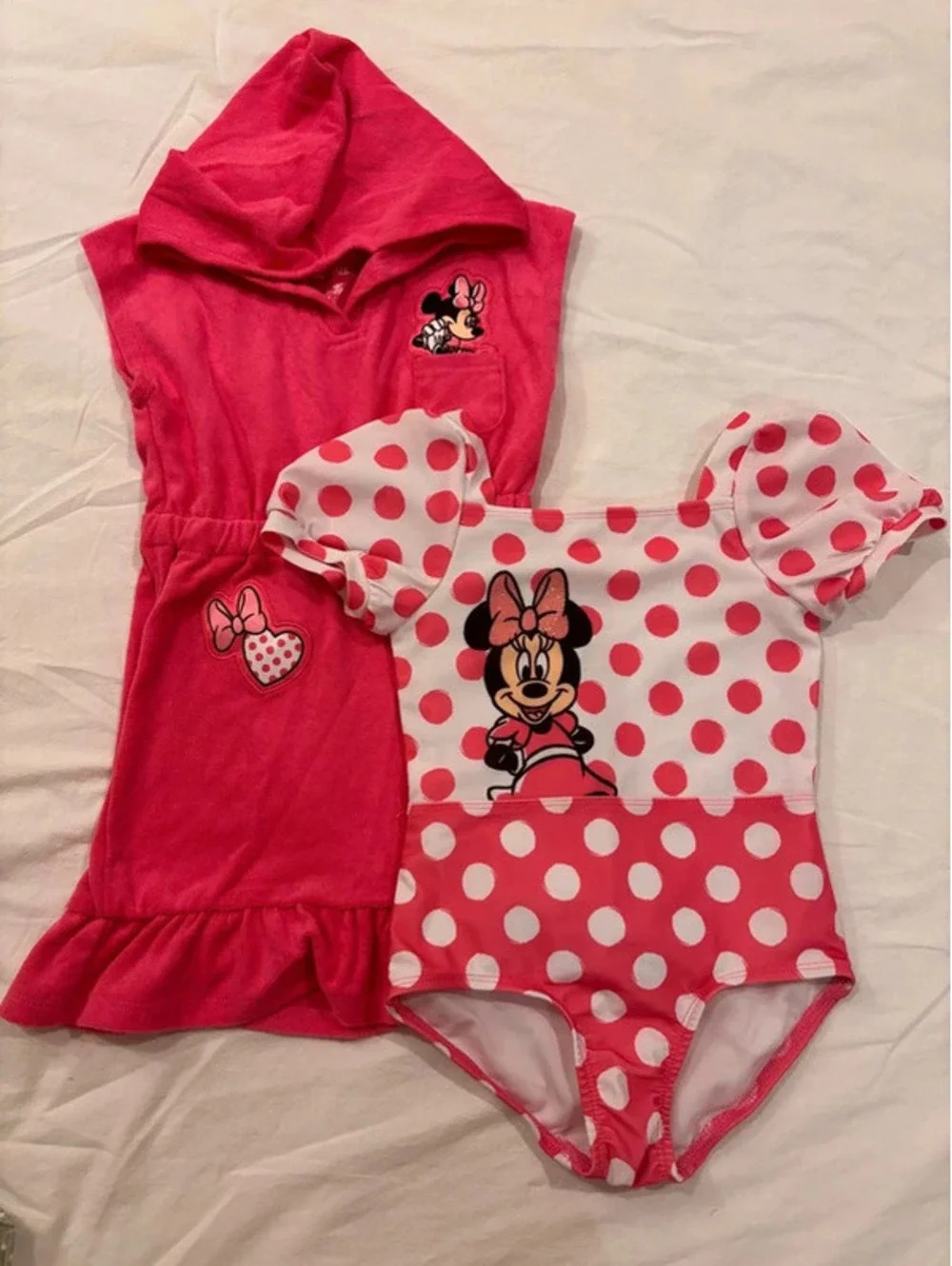 Disney Minnie Swimsuit & Cover Up 5T